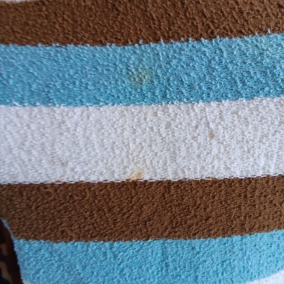 Vintage Women's S/M Handmade Top Sleeveless Mod 1960's Striped Garage Band 1of1 - Picture 2 of 8